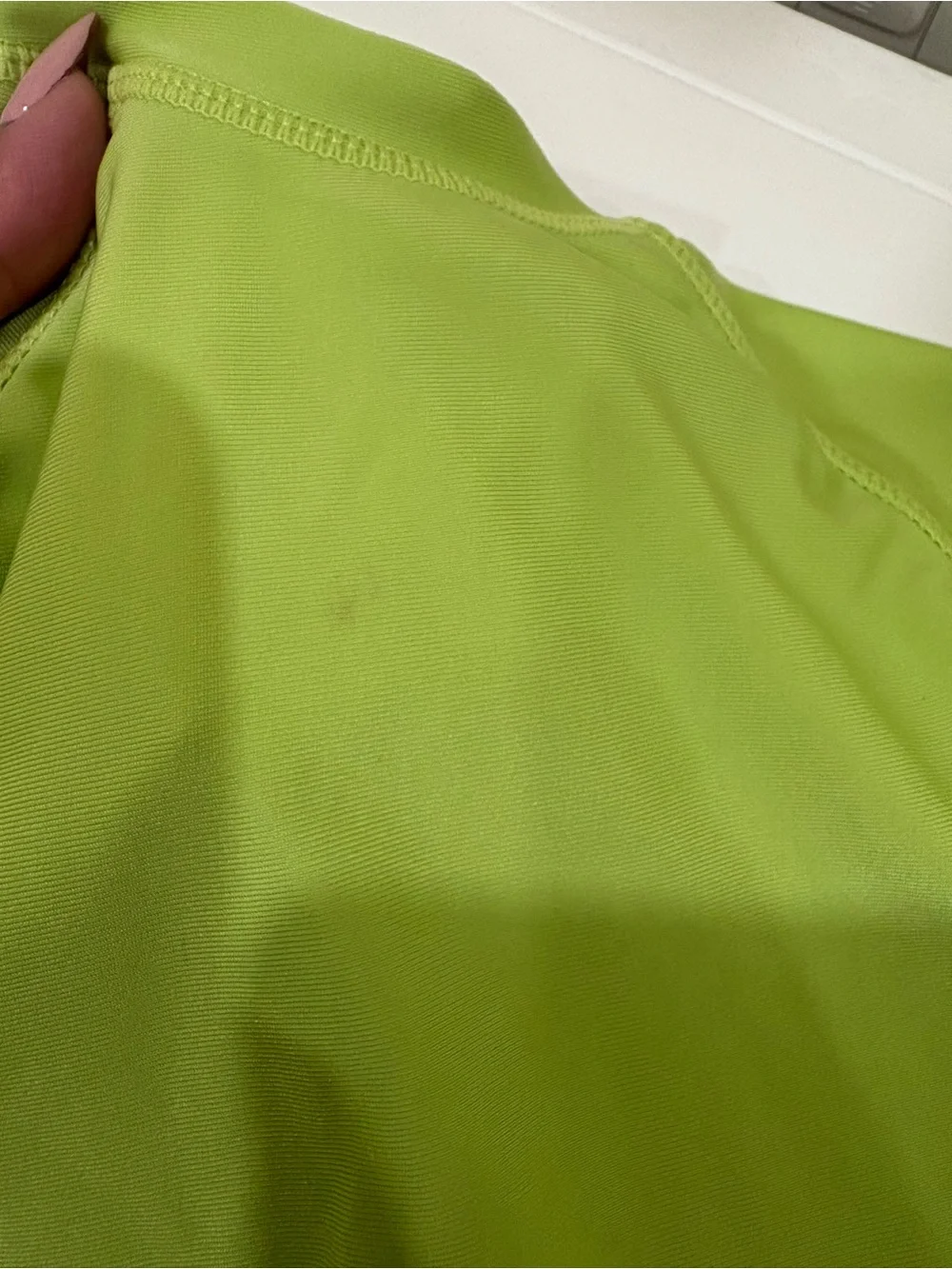wonder nation Lime Green Kids Rash Guard Swim Shirt